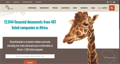 Desktop Screenshot of africanfinancials.com
